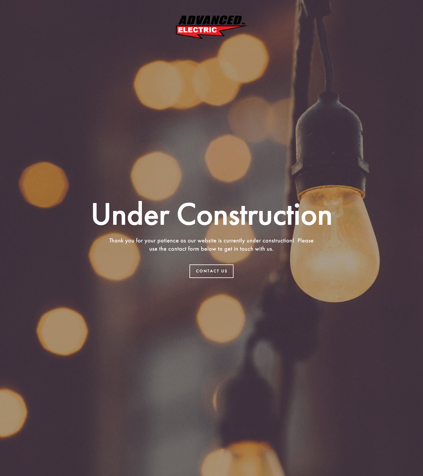 Electrical Contractor Website - before redesign